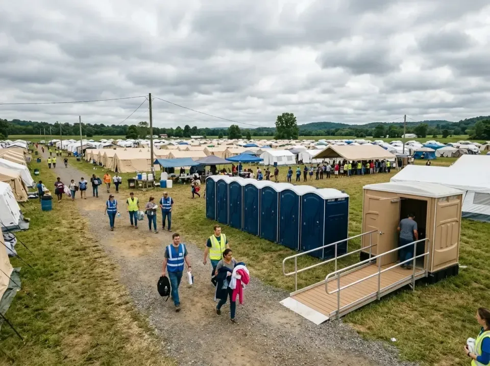 disaster-relief-camp-restrooms-010 — frequently asked questions, Dumpster & Portable Bathrooms Rental in Haysville, KS